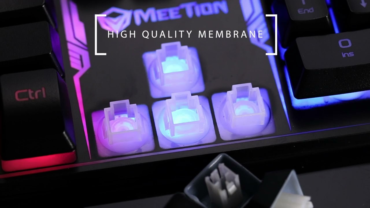 Meetion K9300 Colorful Rainbow Backlit Gaming Keyboard Computer Planet Nepal