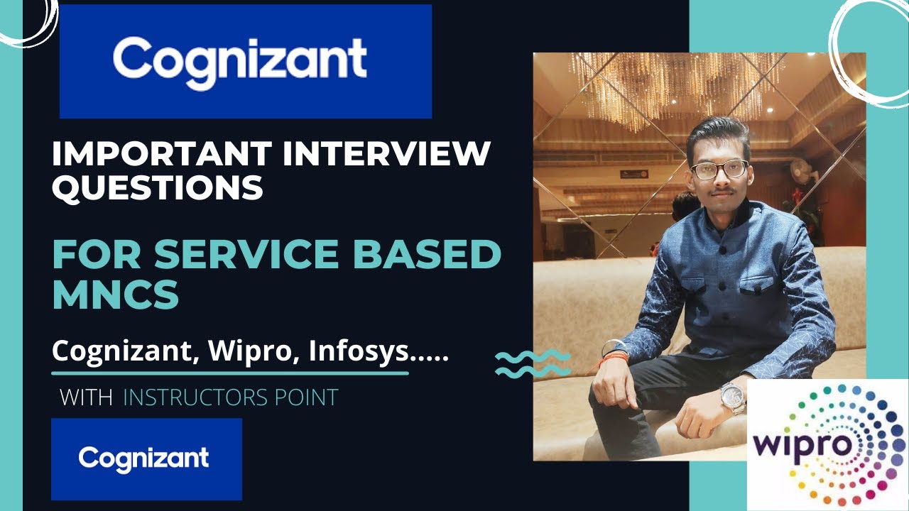 Important interview questions | Cognizant, Wipro | Other Service Based MNCs