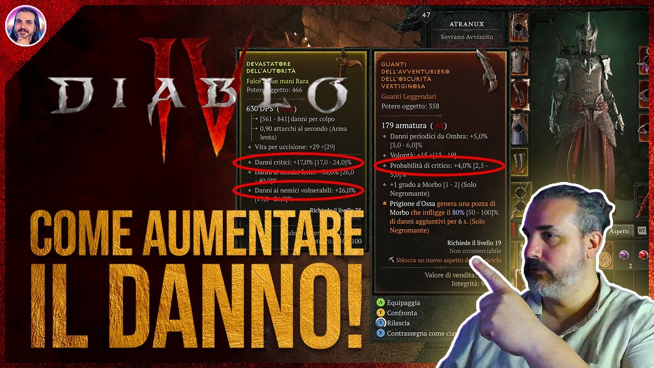 Diablo 4 ita: Migliora QUESTE caratteristiche per AUMENTARE il DANNO!