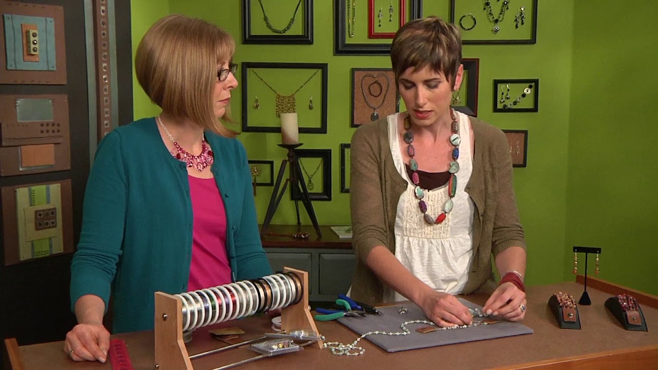 How to flat crimp a multi strand bracelet on Beads, Baubles and Jewels with Candie Cooper (1909-2)