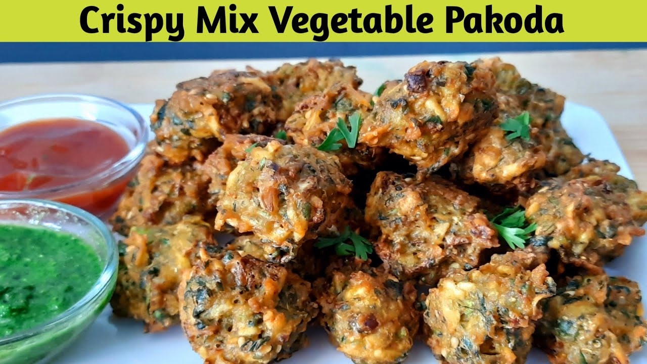 ठंडी के लिए गरमा गरम मिक्स वेजिटेबल पकोड़ा - Mix Vegetable Pakora Recipe
