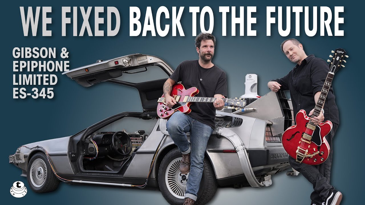 We Fixed Back To The Future! | Gibson & Epiphone ES-345 Back To The Future Guitars