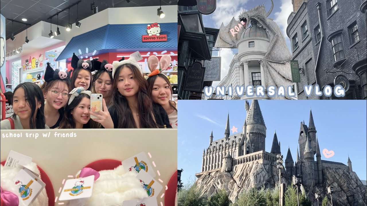 universal studios vlog | school trip to orlando