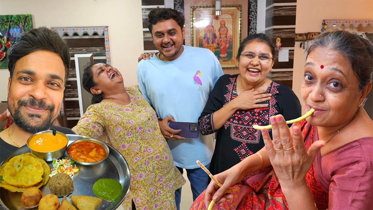 finally bhai behen ka milap hua aur khatirdari mein ras puri ke saath potato ki sabzi !