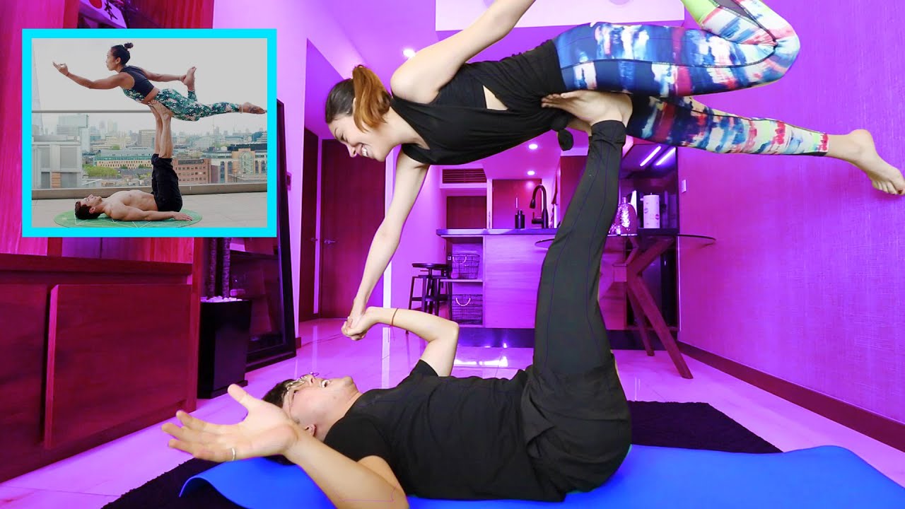 INTENTAMOS HACER LAS POSES MÁS RARAS DE YOGA | YOGA CHALLENGE ft. @kenroVlogs