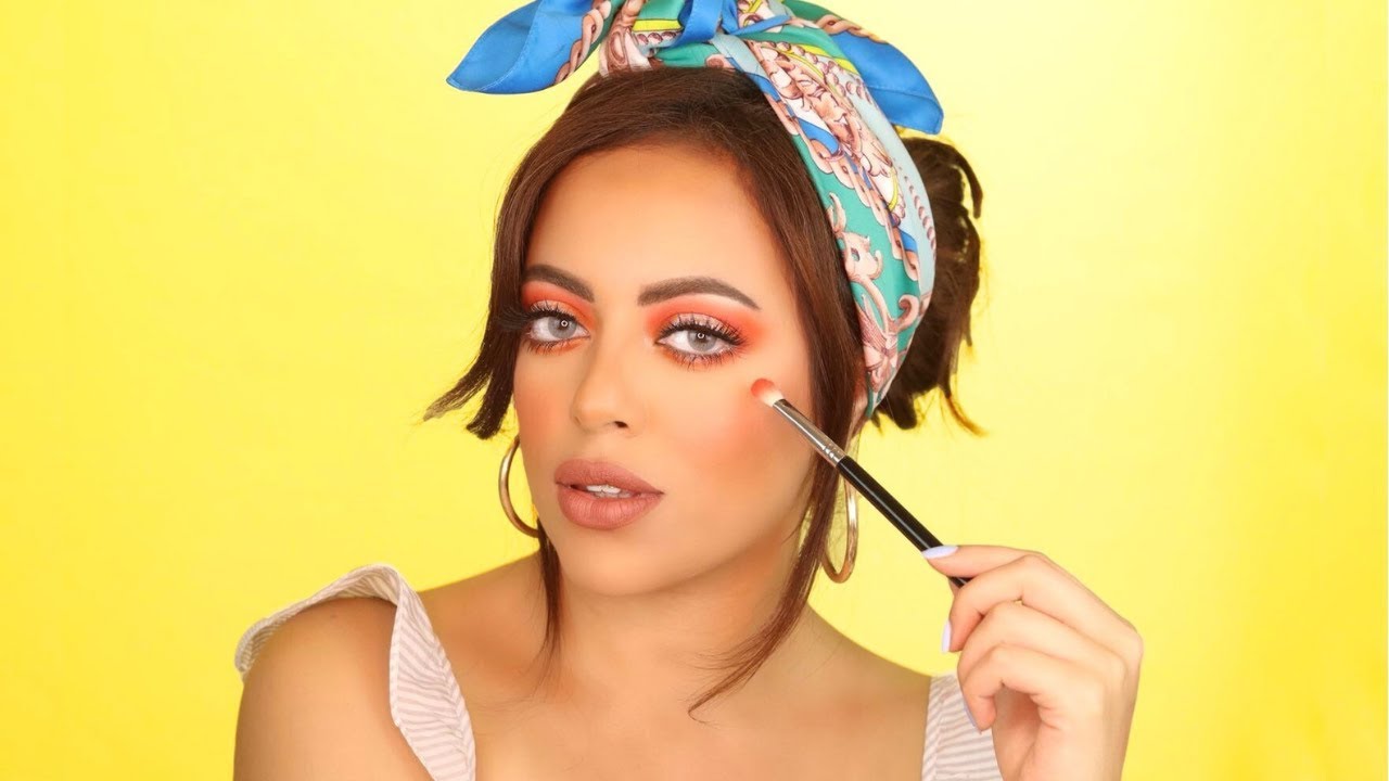 Summer Orange Look  | مكياج صيفي برتقالي