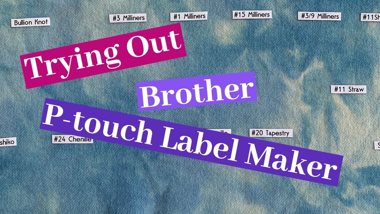 Демонстрация Brother P-touch Label Maker