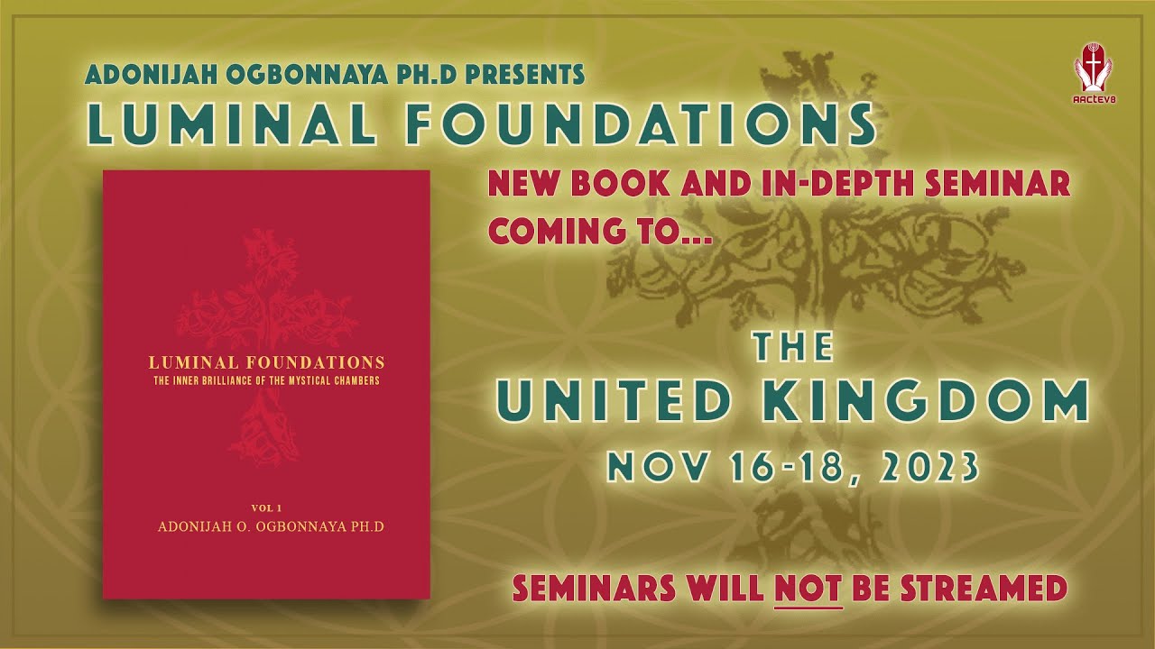 AACTEV8 Int'l, Luminal Foundations Seminar and Book - United Kingdom , Nov 16-18, 2023 Promo