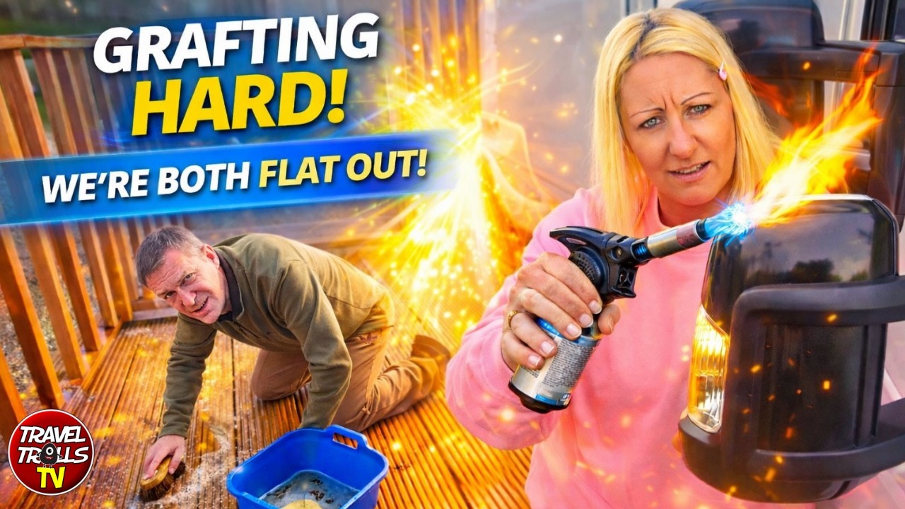 Fixing Our Motorhome With A BLOW TORCH… Disaster!