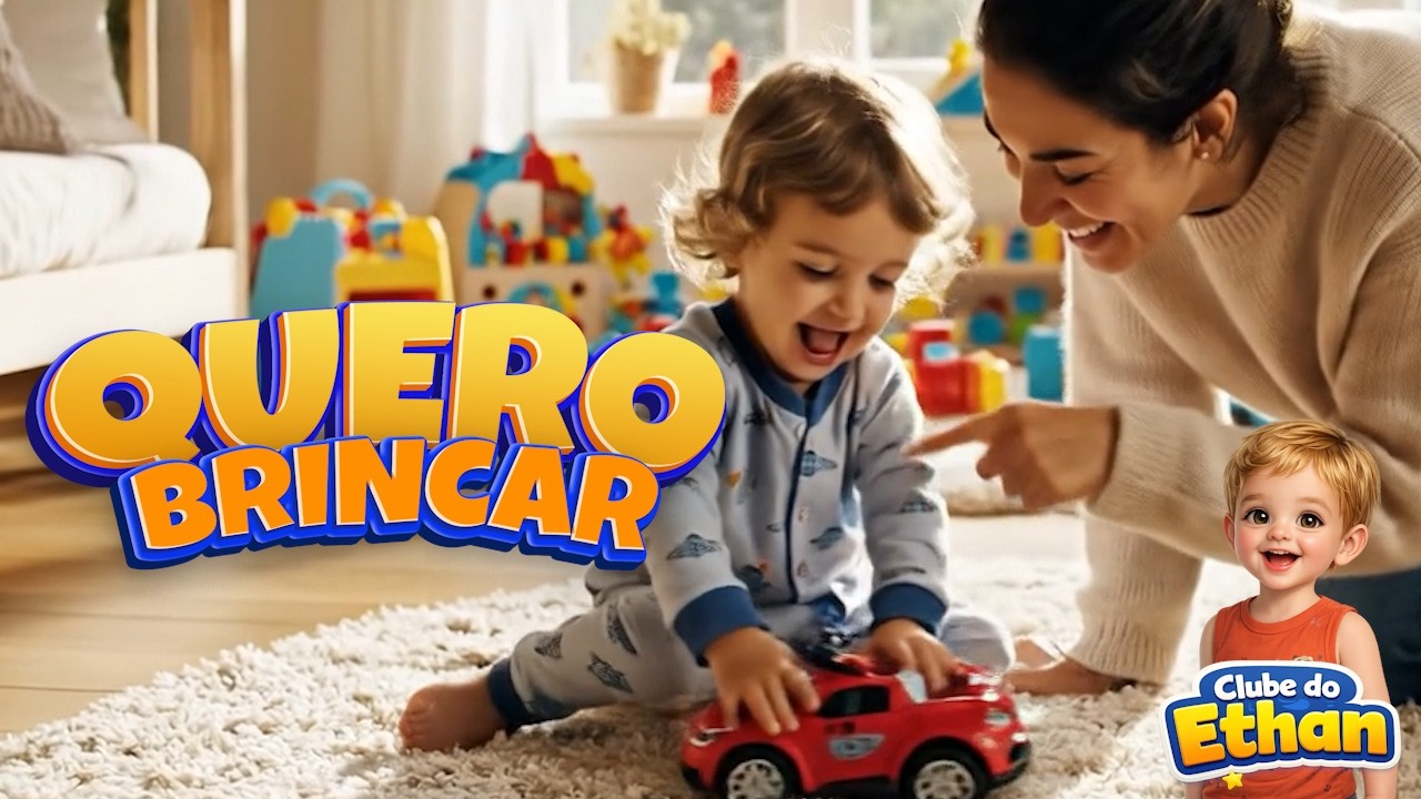 Aprendendo a falar QUERO BRINCAR | Clube do Ethan