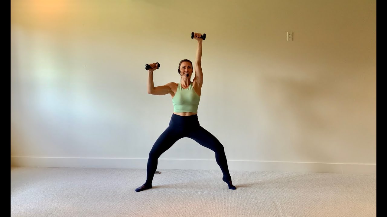 Barre Arms + Core | Props: hand weights