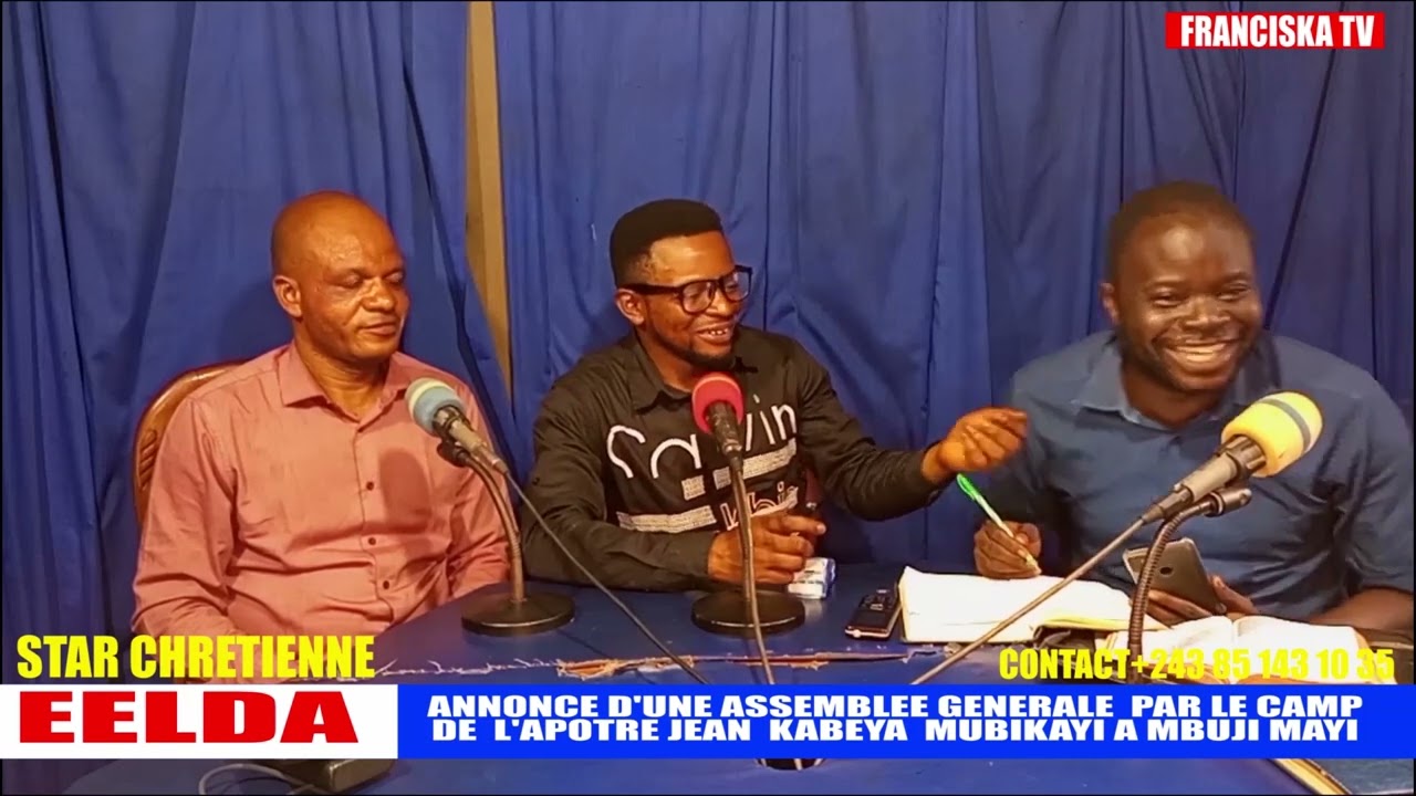 EELDA: Le camp de l'apôtre JKM confirme la tenue d'une assemblée générale à Mbujimayi