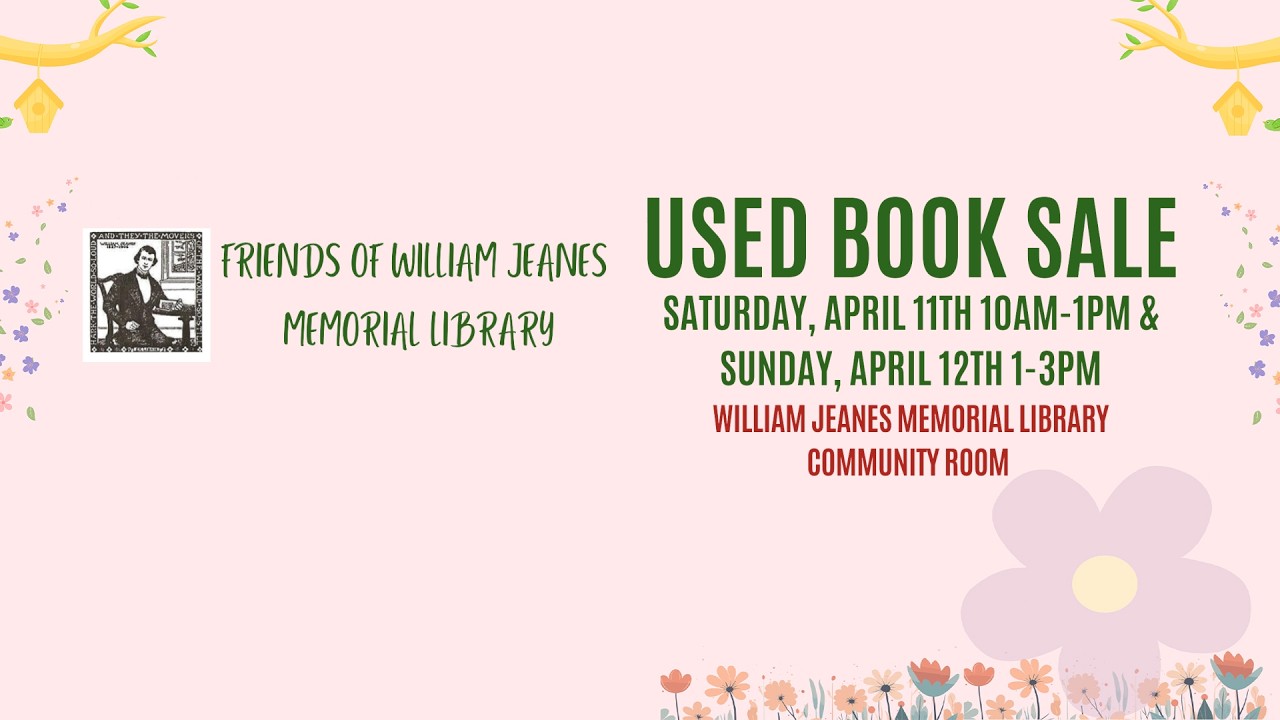 Promo: Friends of the Library Used Book Sale Promo (April 11 & 12, 2026)