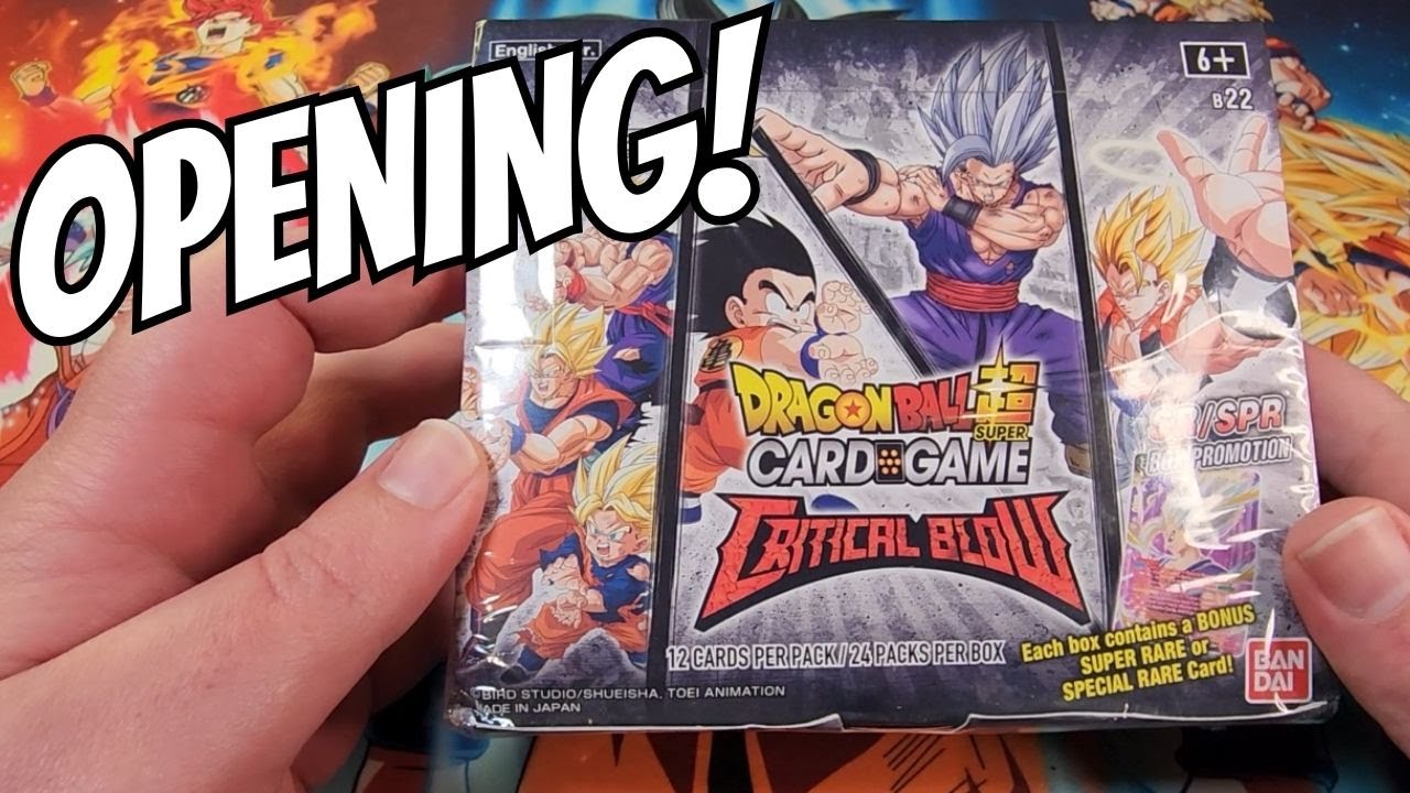 *OPENING* Dragon Ball Super CRITICAL BLOW Booster Box - Zenkai Series 05 (BUY ASAP!)
