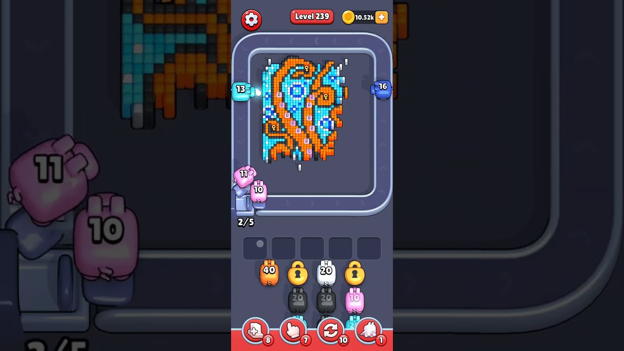 Pixel flow – Level 239 Full Walkthrough Mobile Game |Cassera Gaming #gameplay #walkthrough