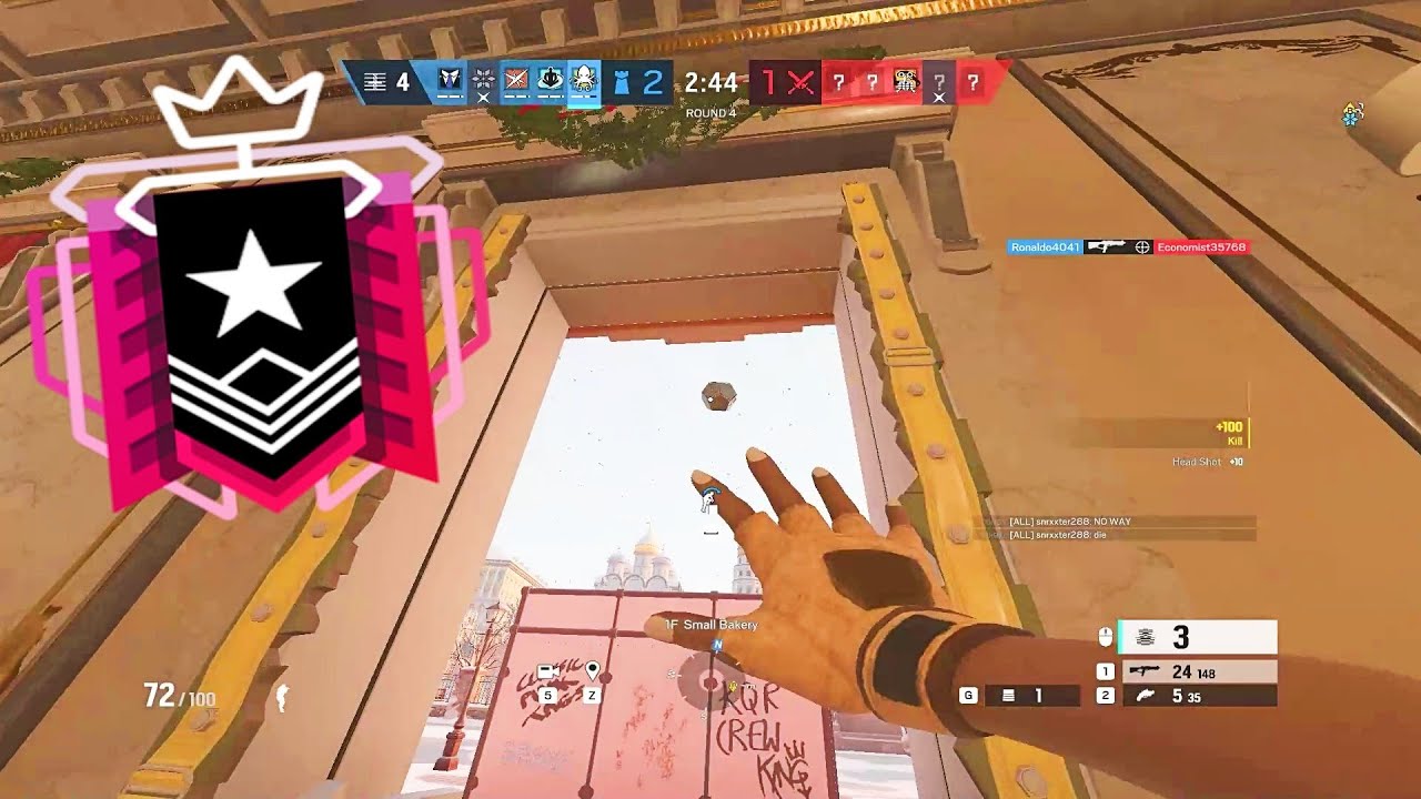 I decided to cheat in Rainbow Six Siege...