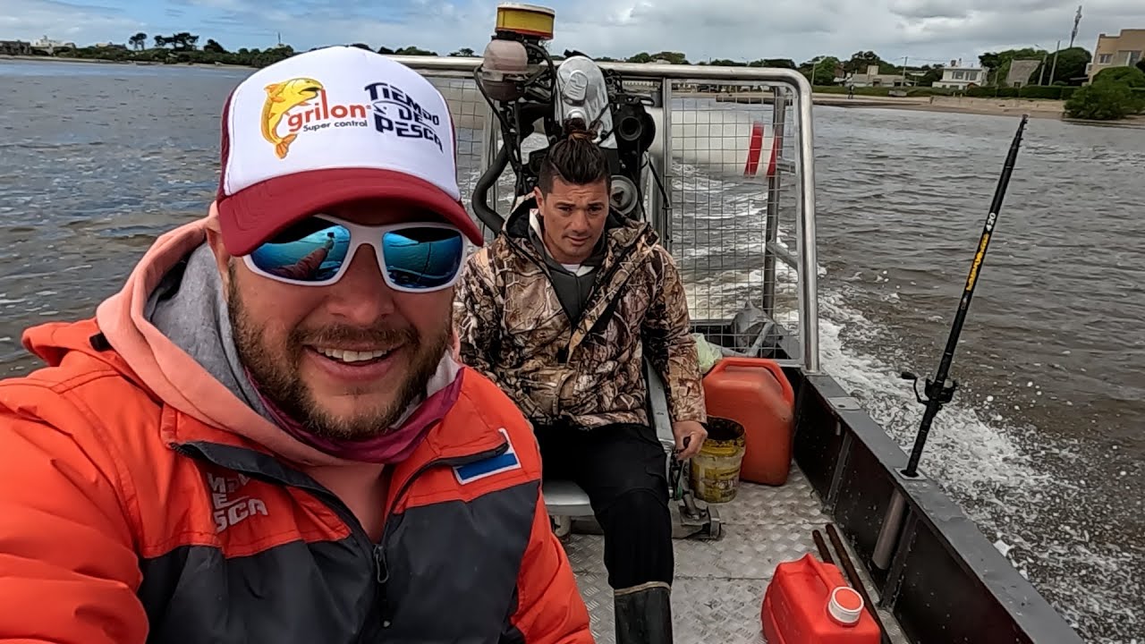 A pescar en un deslizador! (albufera de Mar Chiquita)