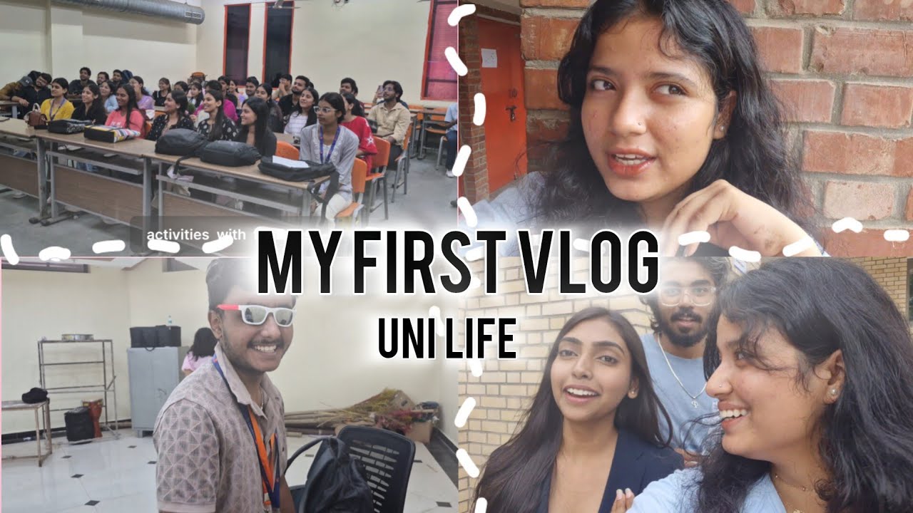 My first vlog ever yayy (ft* sharda university) #unilife #college #orientation 