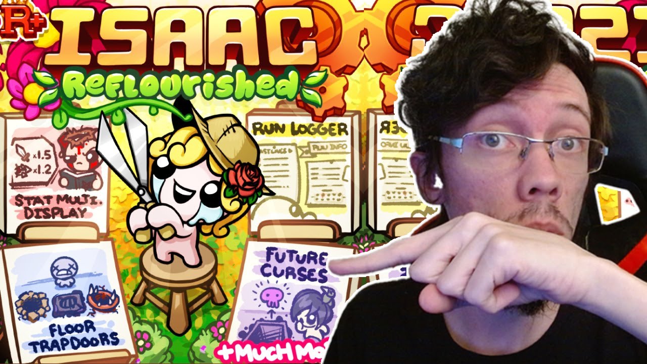 Testando NOVO MODPACK que Adiciona MUITA Qualidade de Vida Pro Isaac - The Binding of Isaac Rep