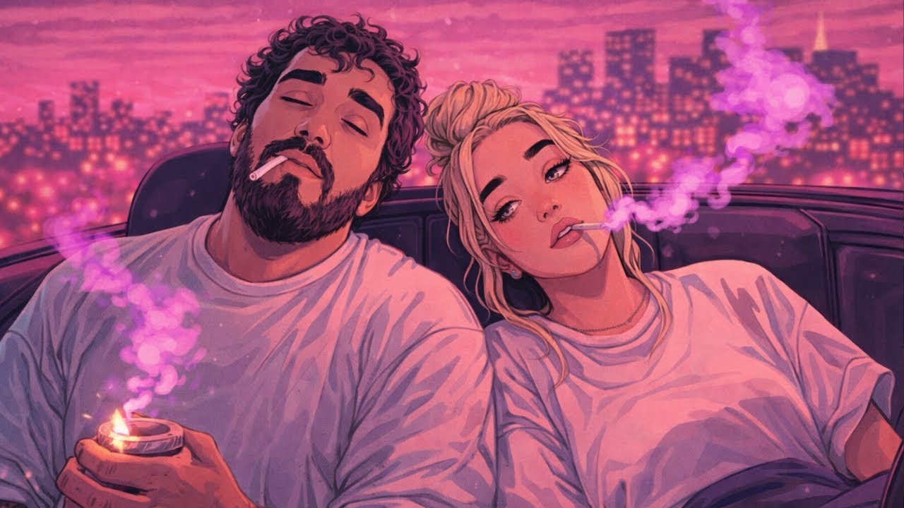 Ночной дым 🌌 Расслабляющий рэп и классический хип-хоп | Атмосфера ночной езды в стиле 420