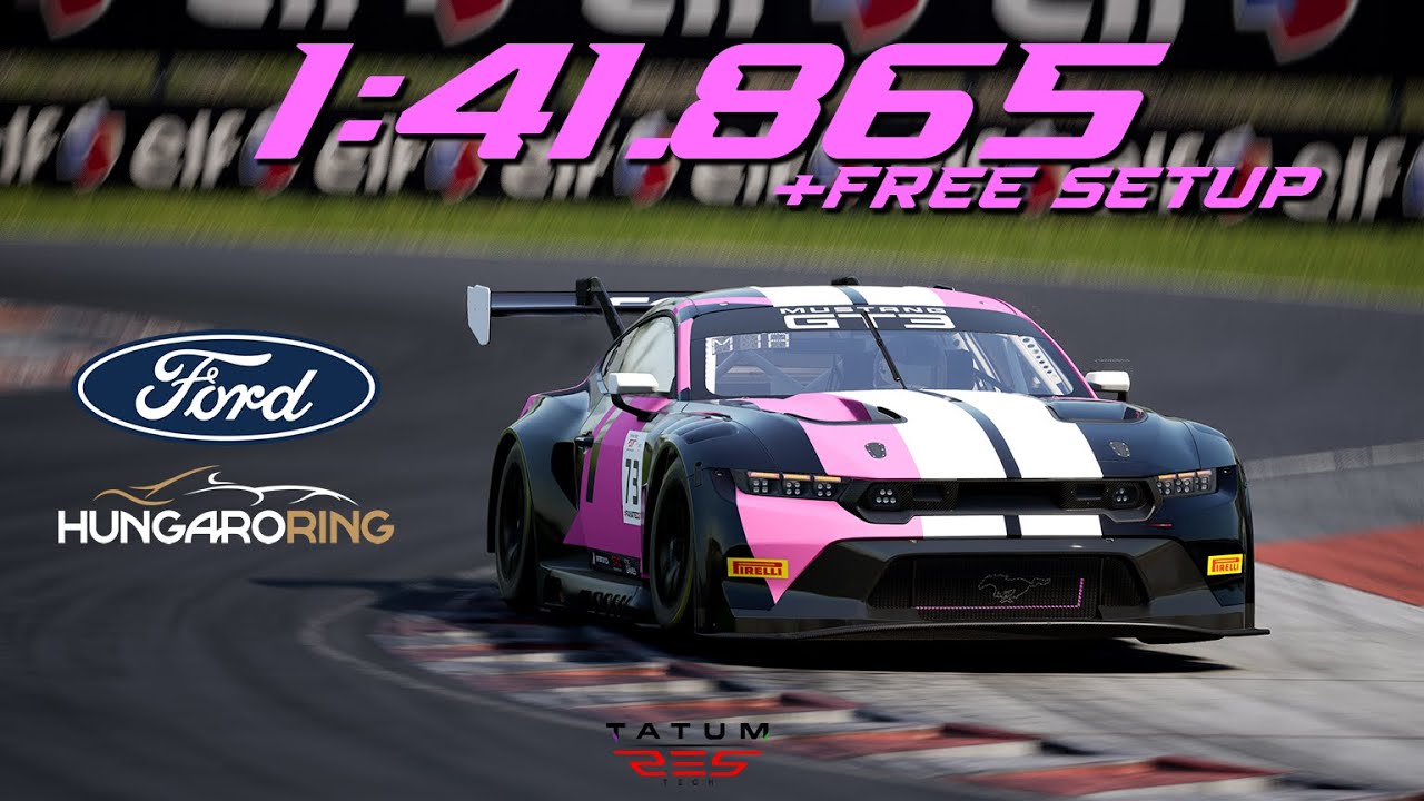 Ford Mustang GT3 | Hungaroring 1:41.865 + Free Setup | Assetto Corsa Competizione V1.10.3