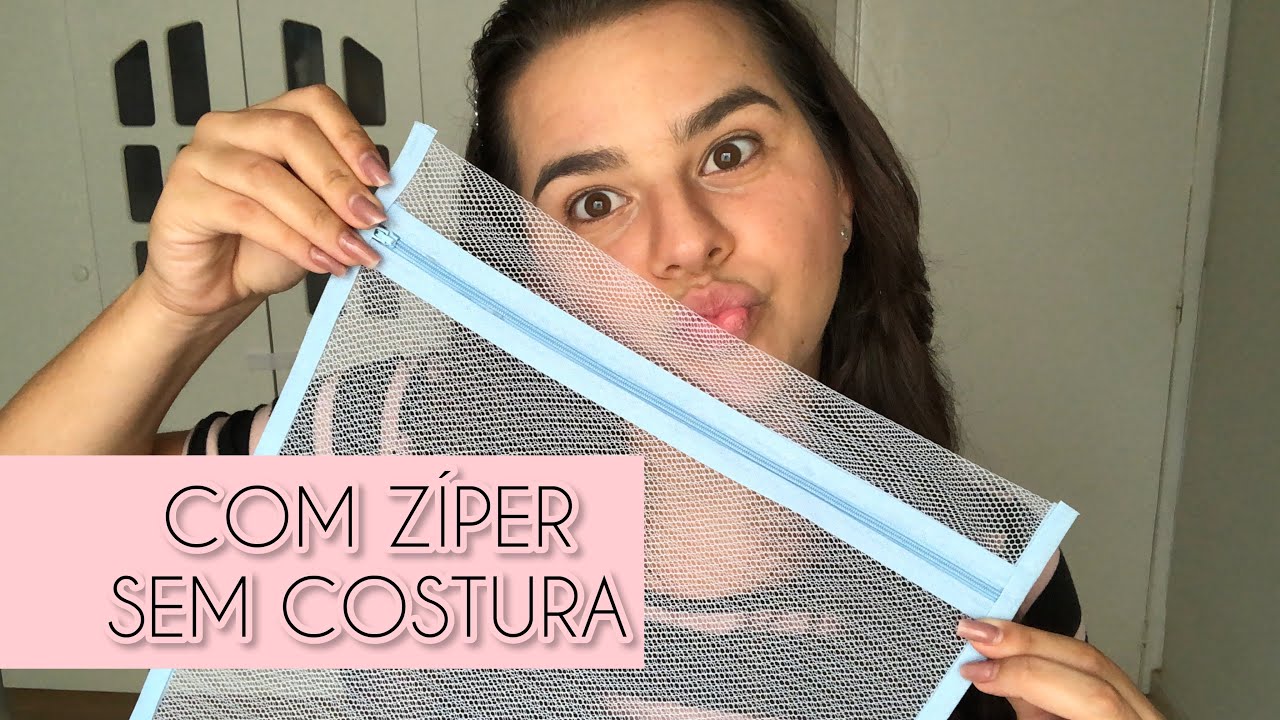 (DIY) Saquinho Maternidade - COM ZÍPER E SEM COSTURA (Faça você mesmo)