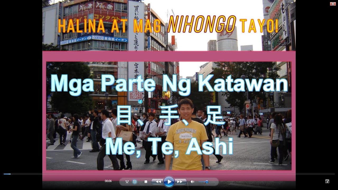 Leksyon #13 – Parte Ng Katawan (Parts of the Body)