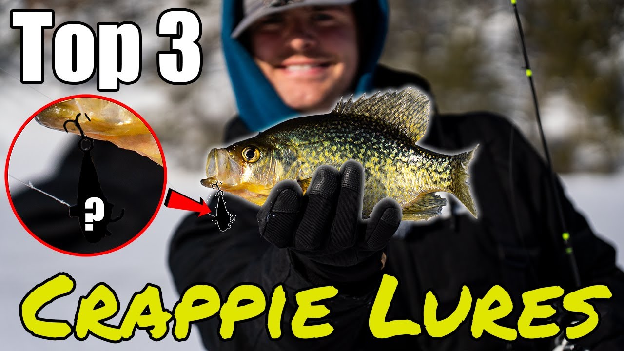 The 3 BEST Crappie Lures for ICE FISHING