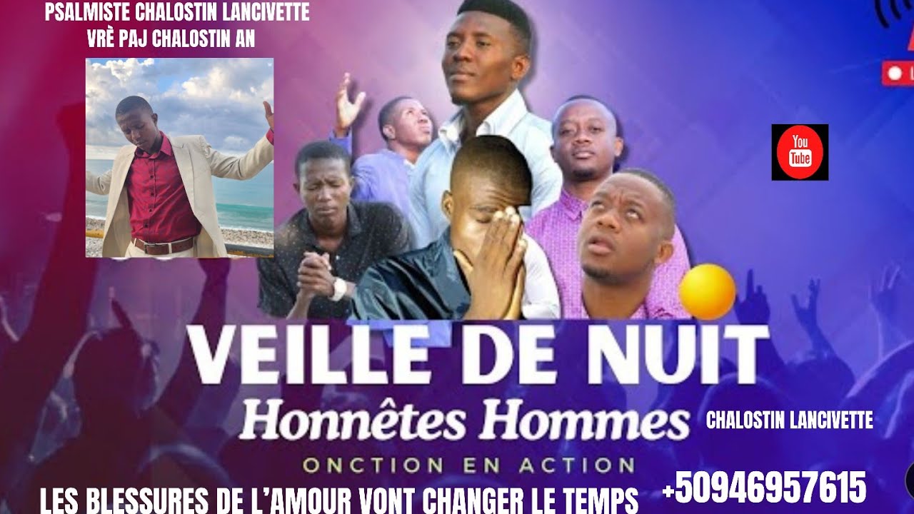 🎥 REDIFFUSION – VEILLÉE DE NUIT SPIRITUELLE✨ Fondation Honnête Homme – @psalmiste Chalostin