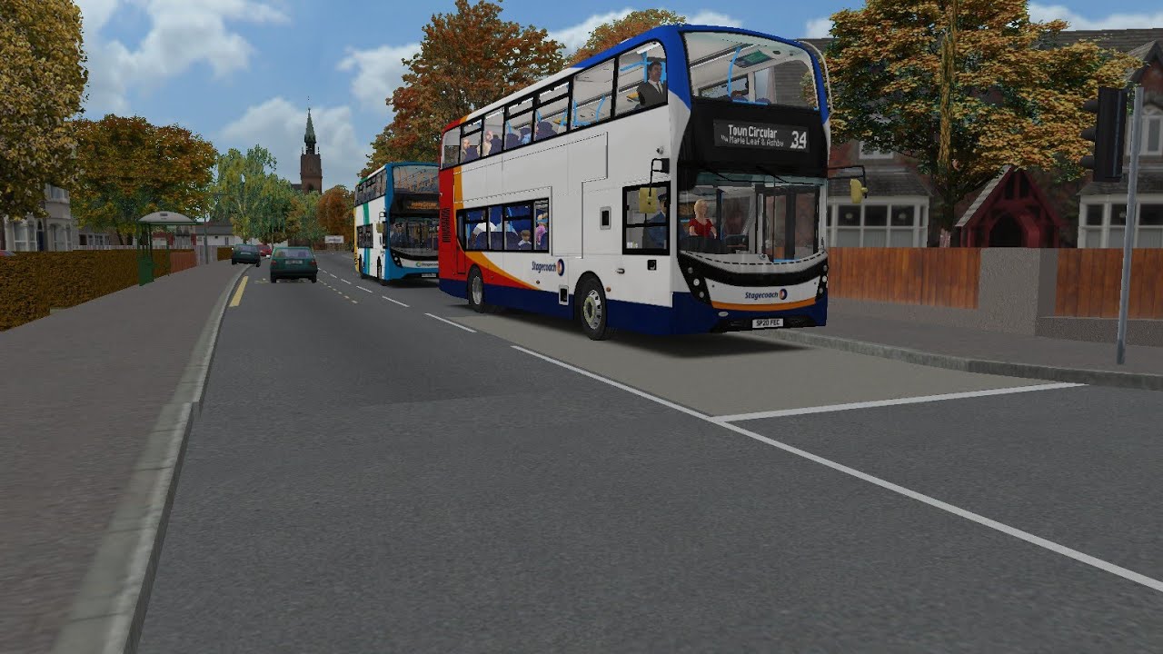 OMSI 2: Studio Polygon Enviro 400 MMC (Scania) | 34: Scunthorpe - Ashby Circular (Scunthorpe 2016)