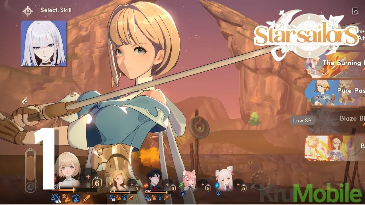 Star Sailors &mdash; Прохождение игры, часть 1 &mdash; Солнечное плато (Android, IOS, APK)