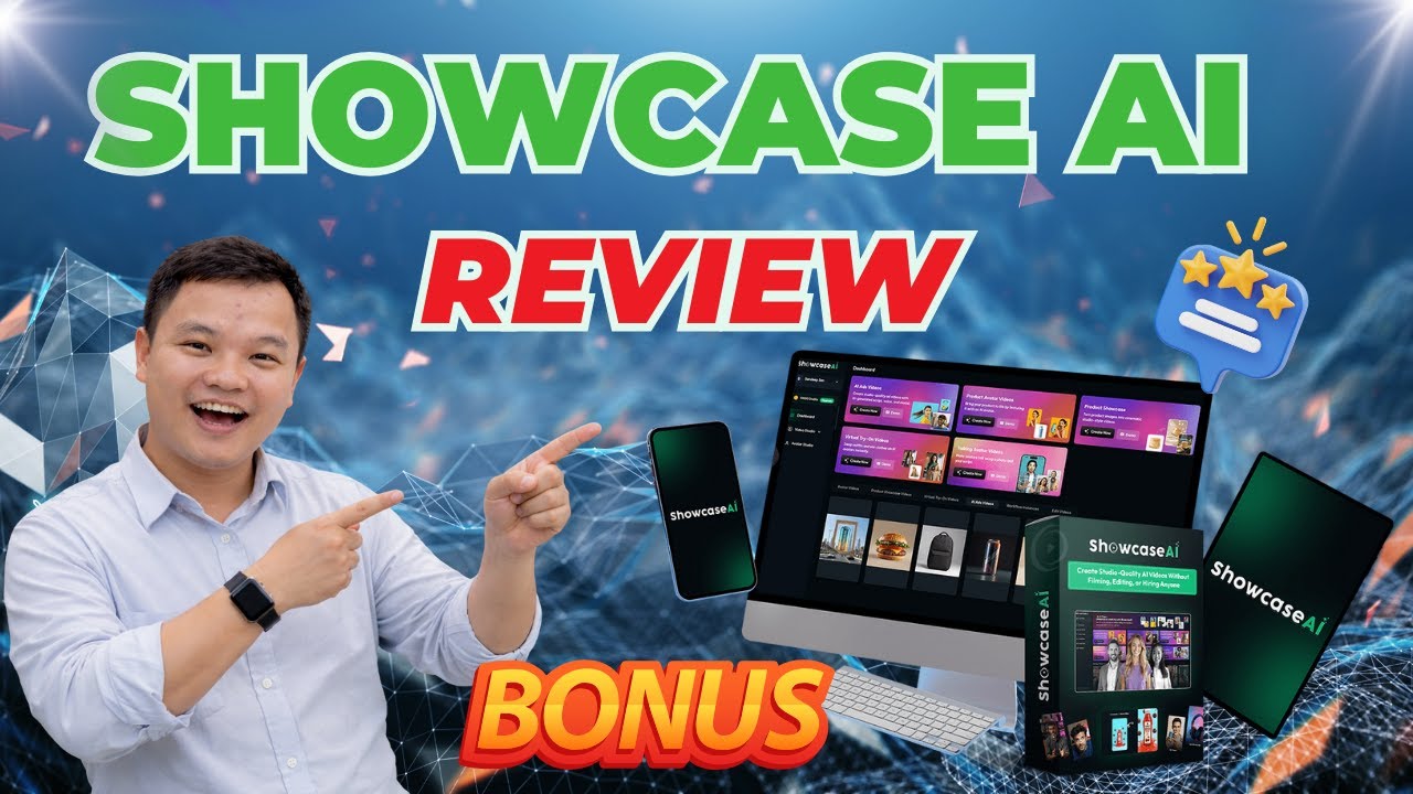 Showcase AI Review 🎯 Turn Photos Into Studio Quality Videos | Showcase AI Demo Bundle OTO Bonuses