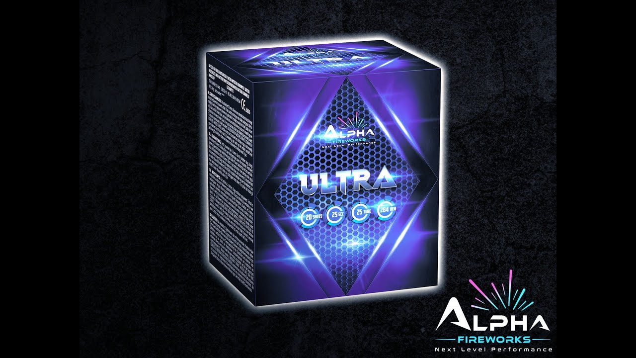 Ultra 20 shots Cake Alpha Fireworks