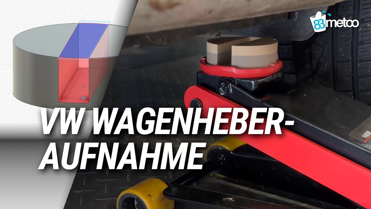Wagenheber Aufnahme für VW  mit Vigor Wagenheber | Bambu Lab X1 3D Drucker