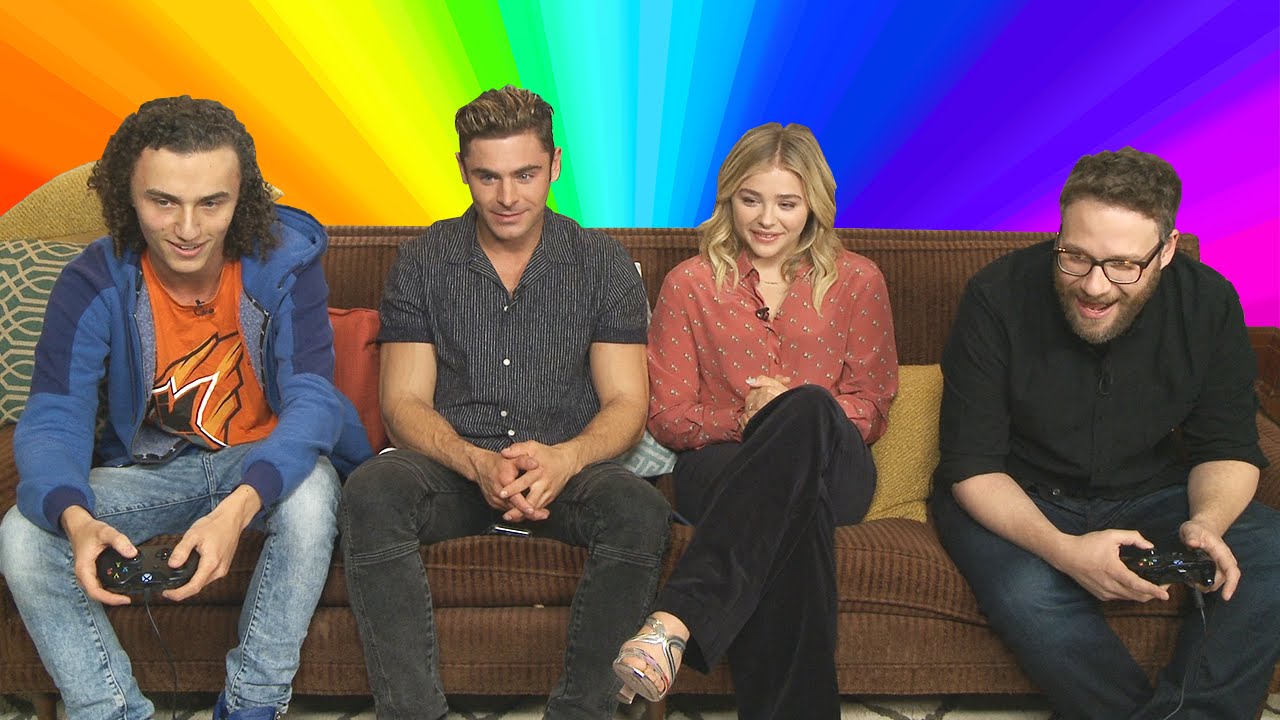 GAMING WITH ZAC EFRON, SETH ROGEN & CHLOË GRACE MORETZ!