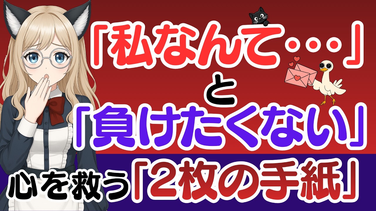 「私なんて」と「負けたくない」の正体。心を整える『２枚の手紙』が教えてくれる、本当の自信の育て方【心理学】 #自己肯定感 #自信の育て方 # 自尊心