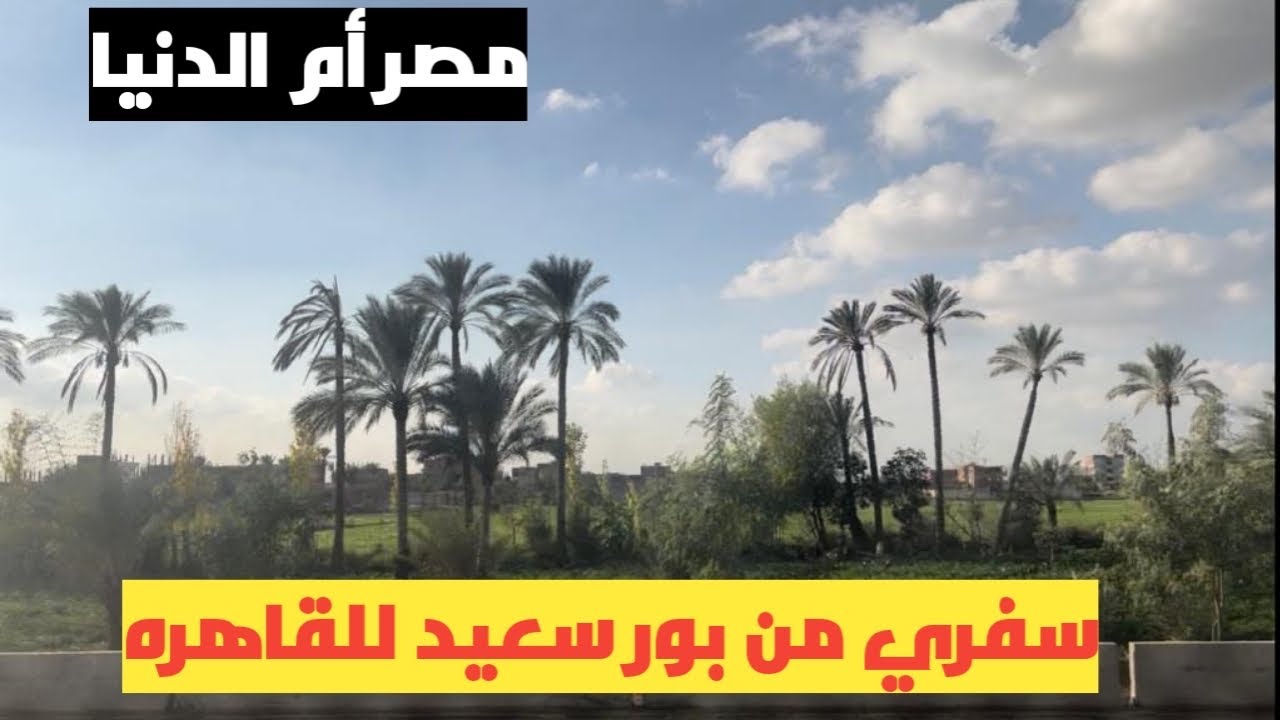 سفري من بور سعيد للقاهرة