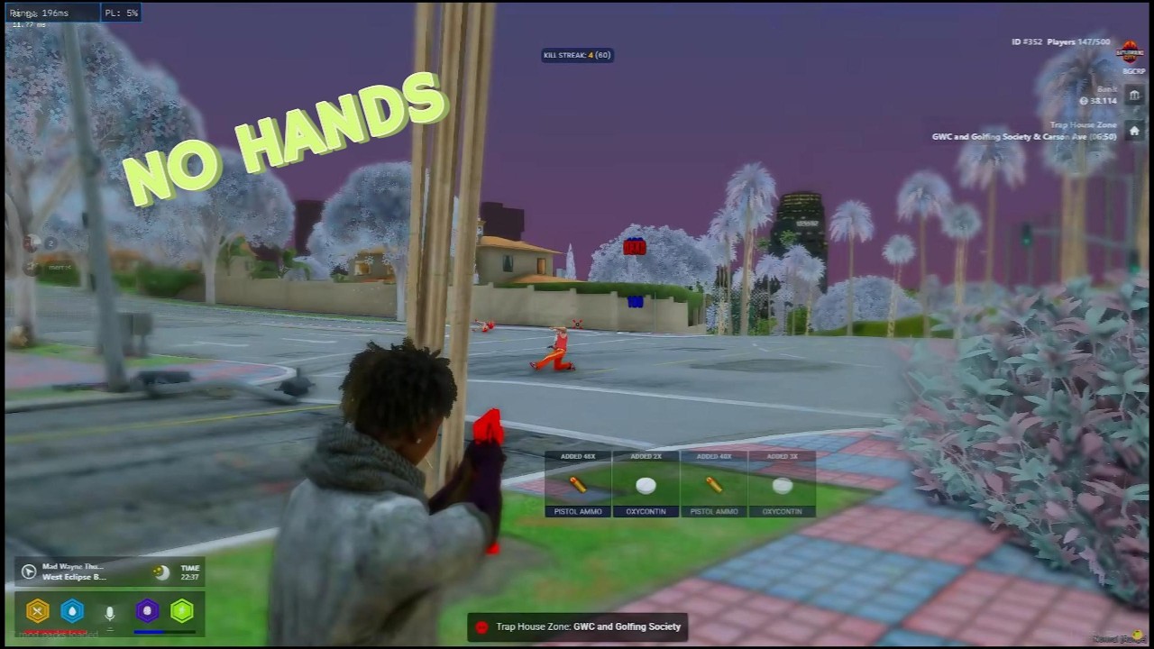 NO HANDS