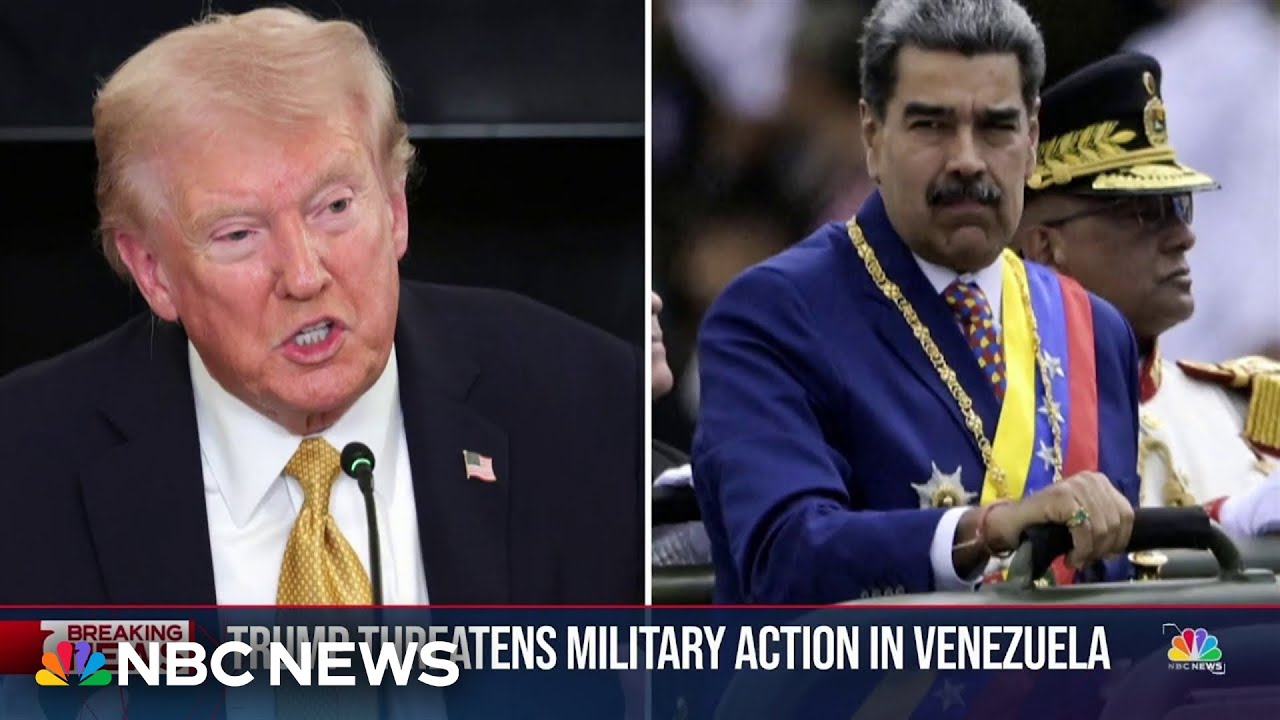 Trump threatens military action in Venezuela, escalates Colombia tensions