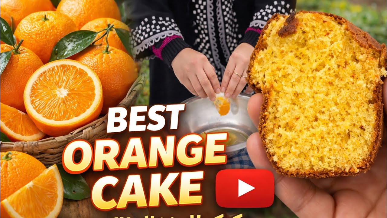 .	كيكات الليمون فالطبيعة 🍊🍊🍰 | منظر يشرح القلب ومذاق ولا أروع