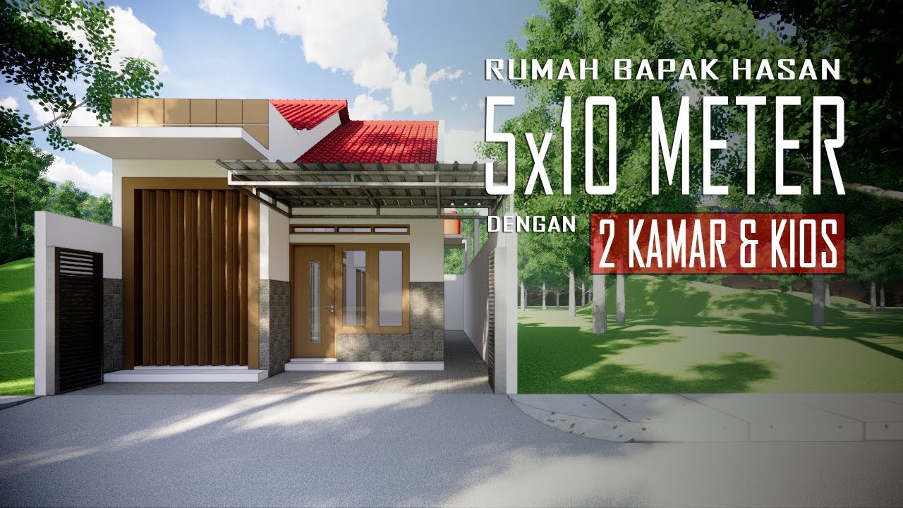 Desain rumah 5x10 Bapak Hasan