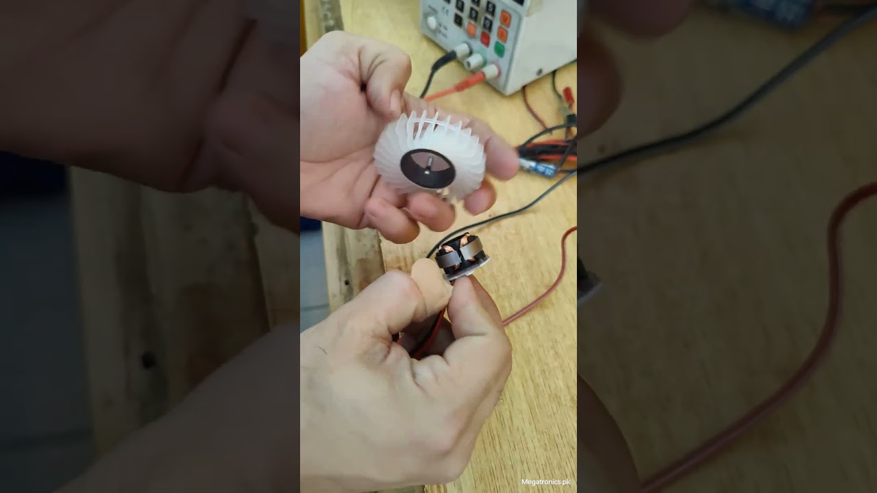 Playing with Fan parts at Megatronics Lab #experiment #science #stem #education