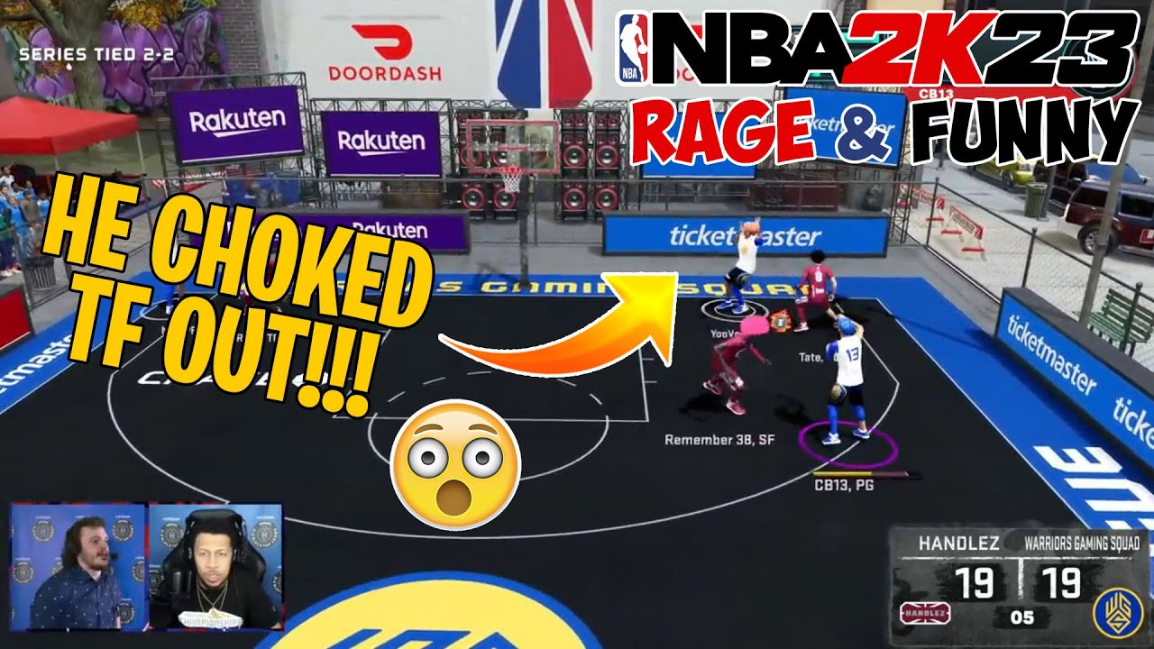 NBA 2K23: Ярость и смешные моменты #4 (Он задохнулся от радости)