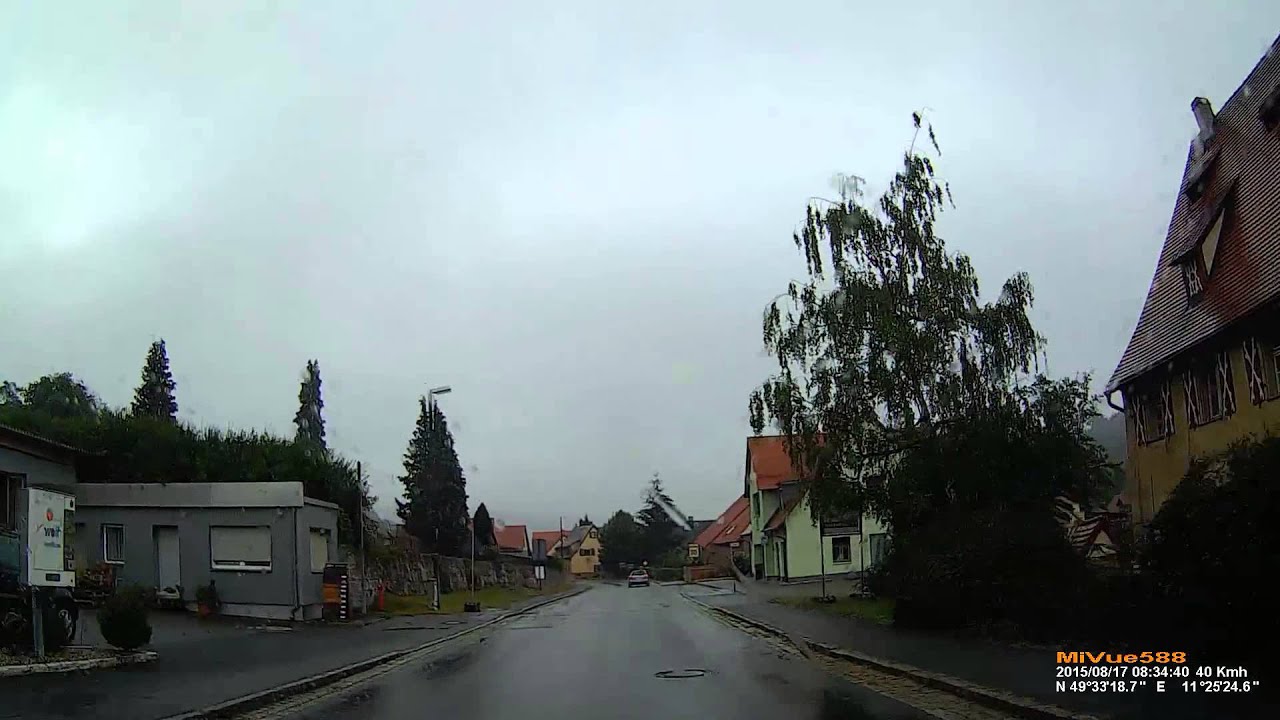 D: Gemeinde Kirchensittenbach. Landkreis Nürnberger Land. Ortsdurchfahrt. August 2015