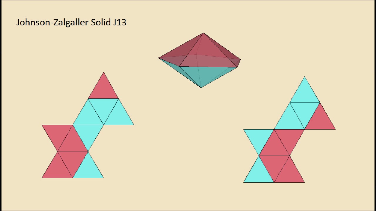 Animations of unfoldings of Johnson-Zalgaller Solids