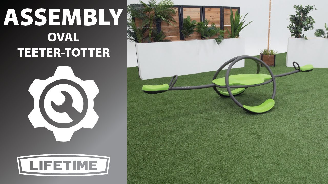 Lifetime Oval Teeter-Totter | Lifetime Assembly Video