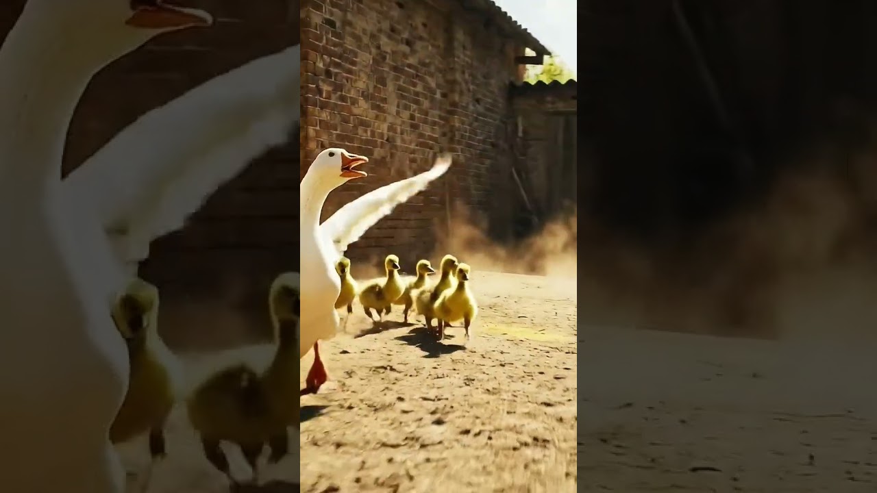 goose type: not at peace with it #gooseanddog #funnyanimals #goosevideo #dogvideo #animalfriends