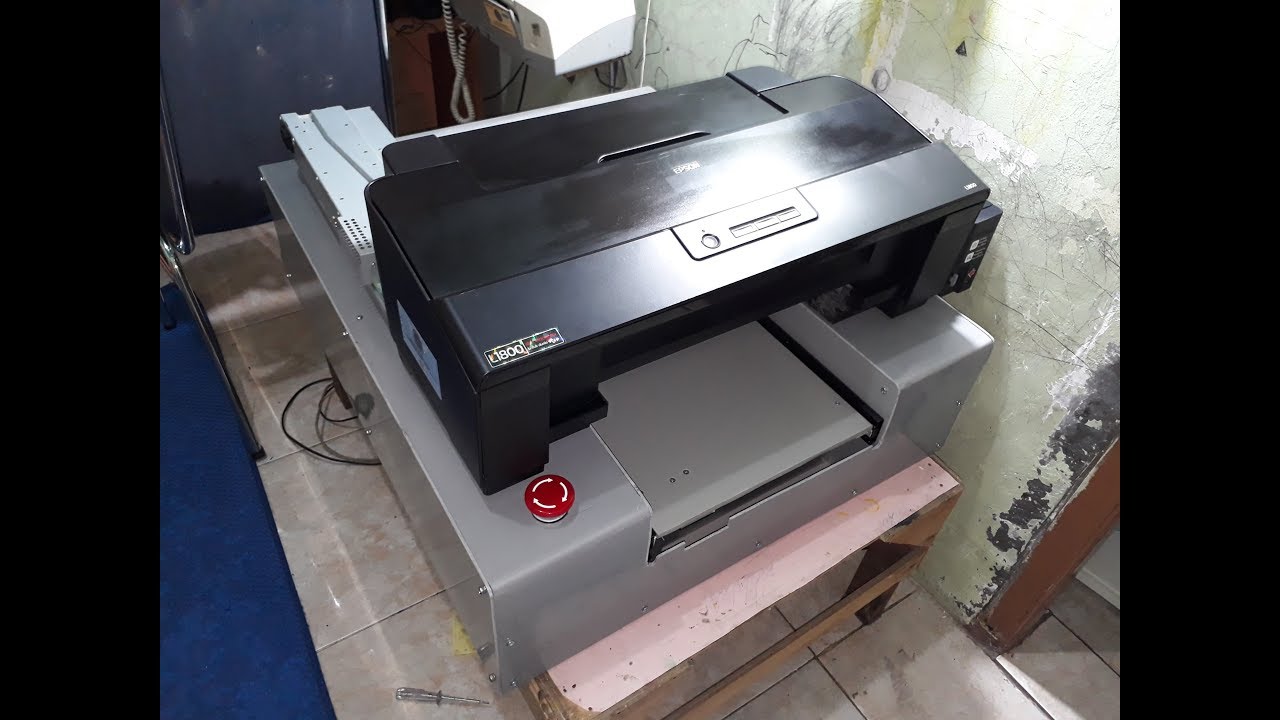 How to build DTG printer A3 L1800 tray manually