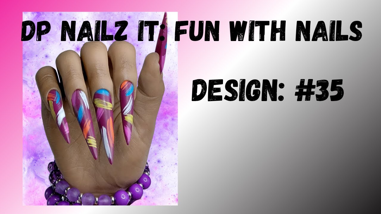 DPNI: FUN WITH NAILS - DESIGN#35 | #NAILS #GEL # NAILINSPO