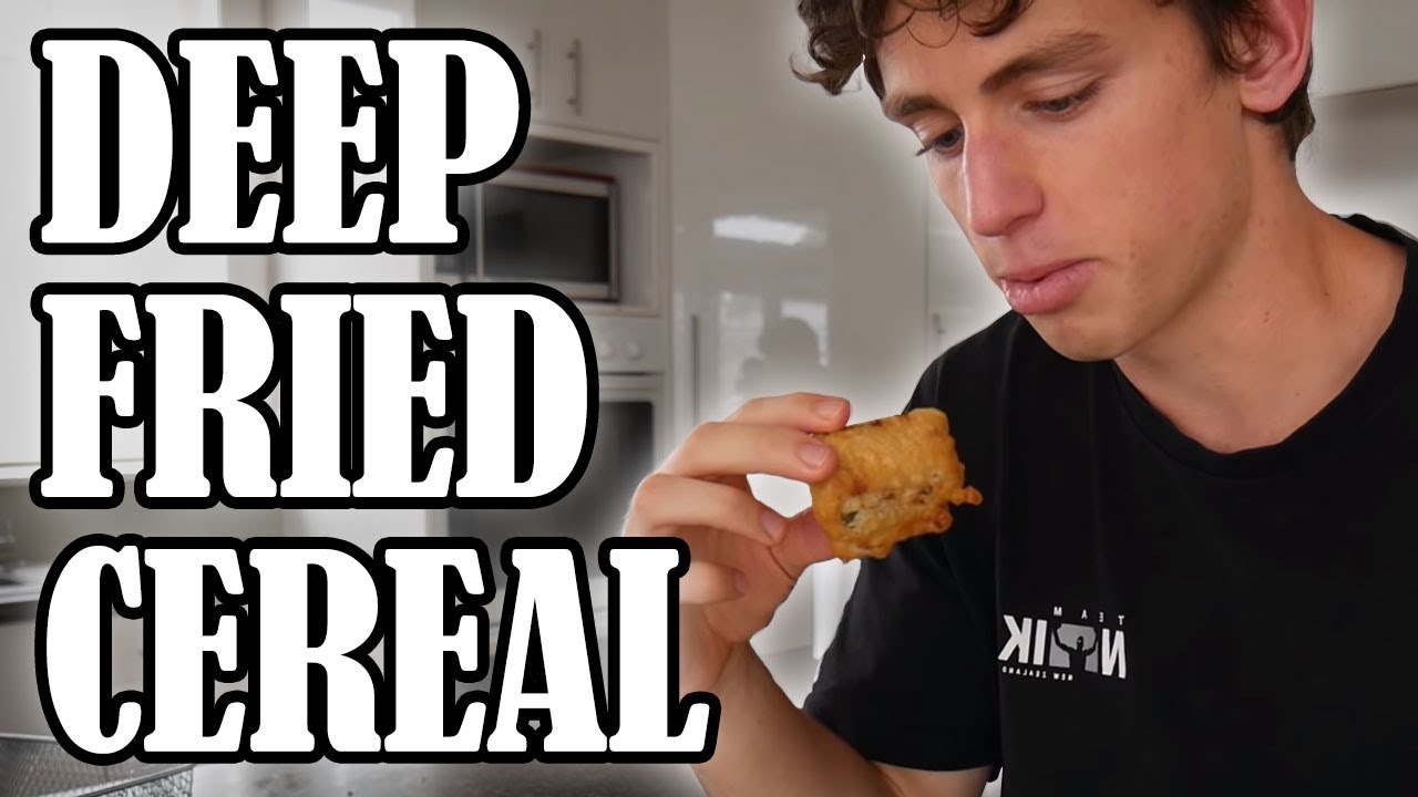 Breakfast, but it's all deep fried